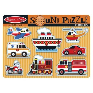 Melissa & Doug Sound Puzzle   Vehicles