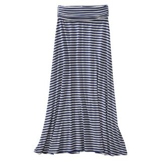 Merona Womens Knit Convertible Maxi Skirt   Waterloo Blue/Cream   L