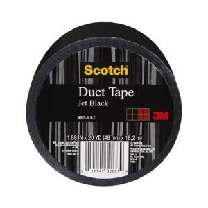 Scotch 1.88 in. x 20 yds. Black Duct Tape 920 BLK C