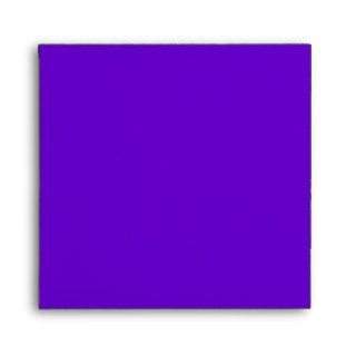 Blank Custom Blue Violet Square Envelopes