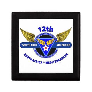12TH ARMY AIR FORCE "ARMY AIR CORPS " WW II JEWELRY BOX