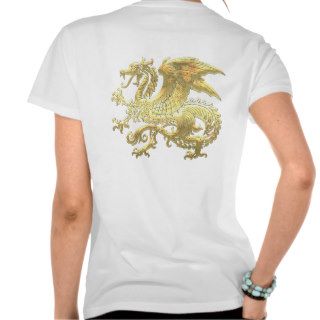[600] Icelandic Dragon, Landvættir [Gold] Tee Shirts