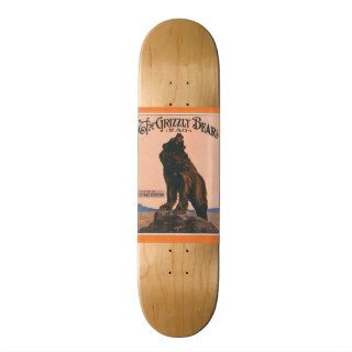 The Grizzly Bear Rag Custom Skate Board
