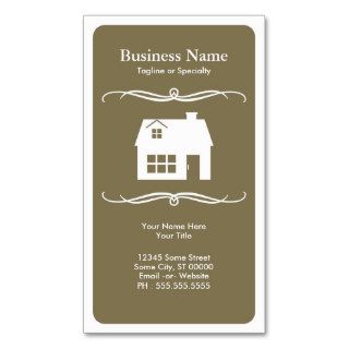 mod real estate business cards