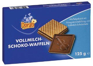 Dorati Schokowaffeln Vollmilch, 15er Pack (15 x 125 g Packung) Lebensmittel & Getränke