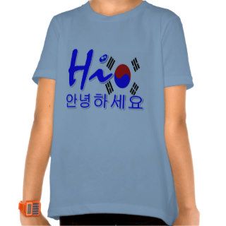 Hi South Korea Tshirts