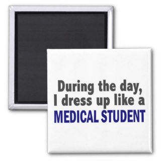 During The Day I Dress Up Like A Medical Student Magnets