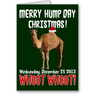 Christmas Hump Day Camel Christmas Card