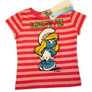 Die Schlümpfe (Smurfs)   T Shirt im Glitzer Look "Smurfette"   104 Bekleidung