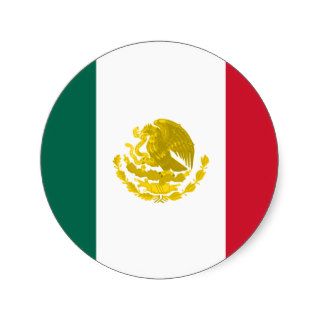 Mexico with Full Golden Arms, Mexico Sticker