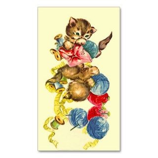 NEEDLEWORK DONE BY GIFTS GIFT TAGS BUSINESS CARDS