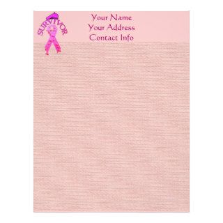 Breast Cancer Survivor Customized Letterhead