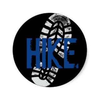 Hike Bootprint Stickers