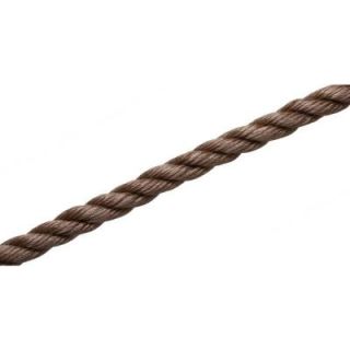 Everbilt 5/8 in. x 200 ft. Brown Twisted Polypropylene Rope 14040