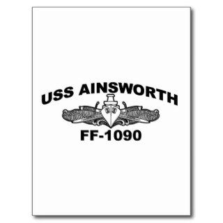 USS AINSWORTH (FF 1090) POSTCARDS