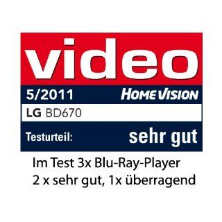 LG BD670 3D Blu ray Player (HDMI, WiFi, DivX zertifiziert, USB 2.0) schwarz Heimkino, TV & Video