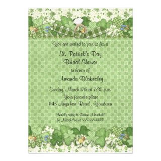 St. Patrick's Day Bridal Shower Invitation