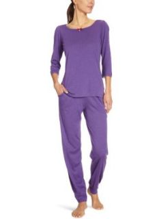 BeeDees Damen Pyjama Lavender Kiss 126 PK1 (1MX61), Gr. 36, Mehrfarbig (VIOLET   DARK COMBINATION (V9)) Bekleidung