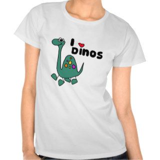 XX  Cute I Love Dinos Design Tee Shirts