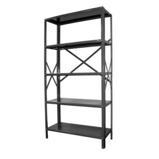Edsal 36 in. W x 70 in. H x 15 in. D Steel Commercial Shelving Unit H1570