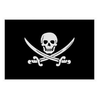 Jolly Roger Pirate Flag Print