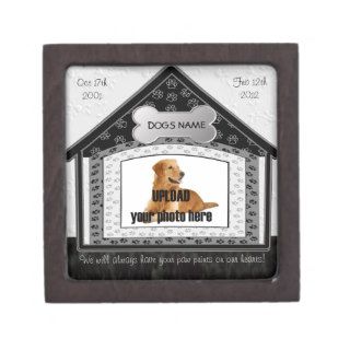 Dog House Pet Memorial Premium Jewelry Boxes