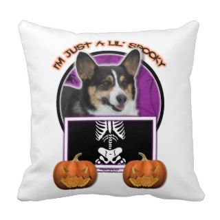 Halloween   Just a Lil Spooky   Corgi Pillows