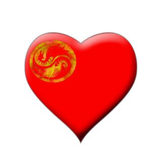 Dragon Yin Yang Sticker