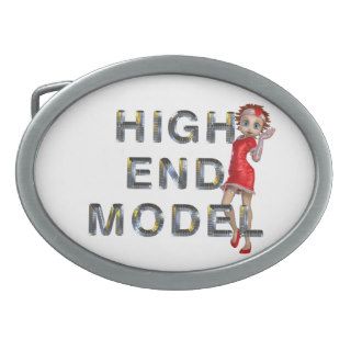 TEE High End Model Cute Oval Belt Buckles