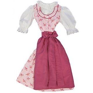 Kinder Dirndl mit Bluse Hanna rosa, 140 Bekleidung
