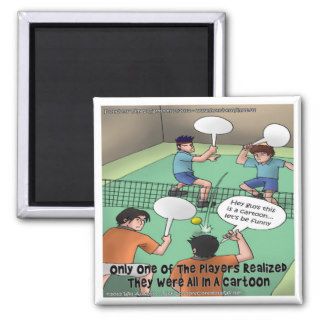 Unfunny Tennis Cartoon Funny Tees Cards Gifts Etc Fridge Magnets