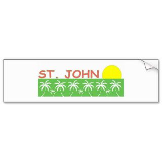 St. John, US Virgin Islands Bumper Stickers
