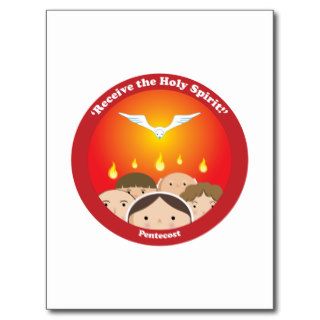 Holy Spirit Pentecost Post Card
