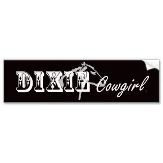 TEE Dixie Cowgirl Bumper Stickers