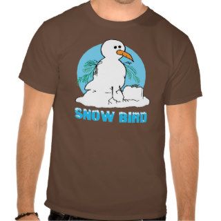 Snow Bird ~ Figure of Speech Word Play T Shirts