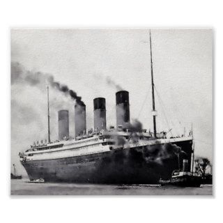 Sea Trials Begin  RMS Titanic Posters