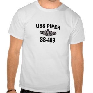 USS PIPER (SS 409) T SHIRT