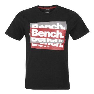 Bench Kinder T Shirt STICKER, black, 152, BBGK0378_BK001 Sport & Freizeit