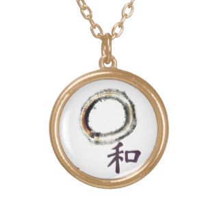 Harmony in Purple   Zen Enso Necklaces
