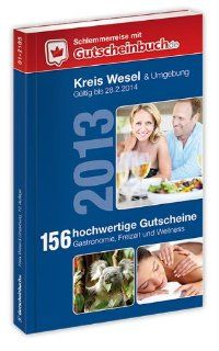 Gutscheinbuch Kreis Wesel & Umgebung mit 156 regionalen Restaurant und Freizeit Gutscheinen Bücher