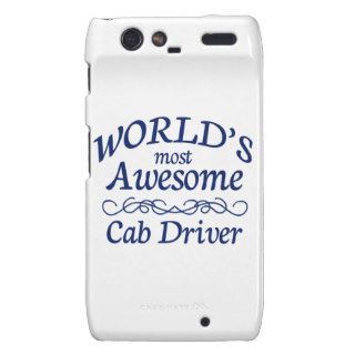 World's Most Awesome Cab Driver Motorola Droid RAZR Case