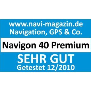 NAVIGON 40 Premium Navigationssystem (10,9cm (4,3 Zoll) Display, Europa 43, TMC, Bluetooth2.0, One Click Menu, Aktiver Fahrspurassistent, TTS) Navigation & Car HiFi