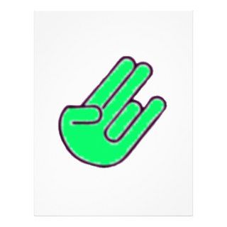 Shocker Hand Symbol Flyer Design