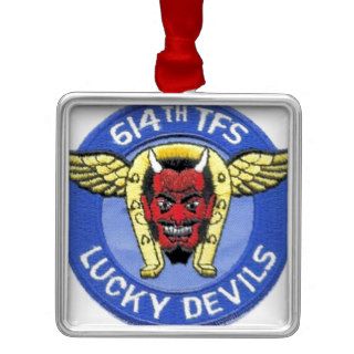 614 TFW Lucky Devils Christmas Ornament