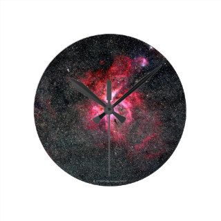 Eta Carina Nebula Round Wallclock