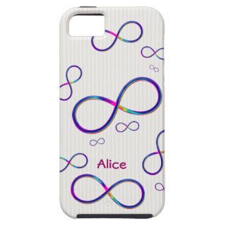 Personalizable Colorful Geek Infinity iPhone 5 iPhone 5 Case