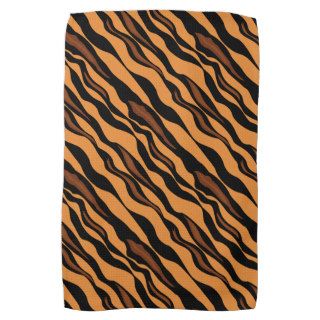 Tiger Stripes Camouflage Pattern Kitchen Towels