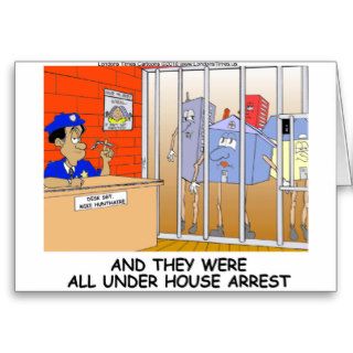 House Arrest Funny Police Mugs Tees Cards Gift Etc