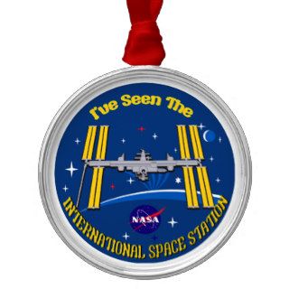 I Saw The ISS Christmas Tree Ornaments