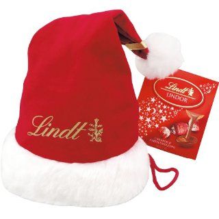 Lindt & Sprüngli Weihnachtsmann Mütze, 1er Pack (1 x 175 g) Lebensmittel & Getränke